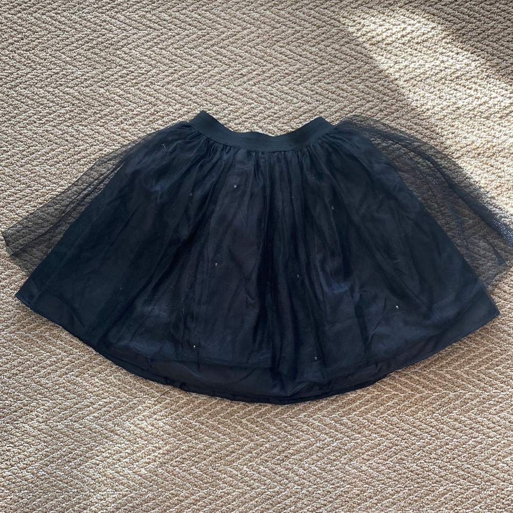 EUC Black Tutu with Faux Rhinestone Embellishments